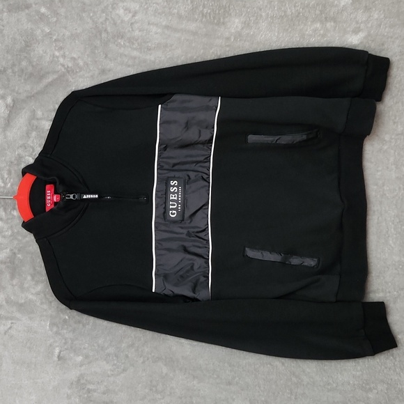 GUESS Los Angeles black sweater size large - Picture 1 of 8